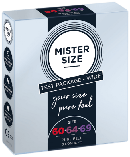 MISTER SIZE Wide Test Set 60-64-69 (3 Kondomer)