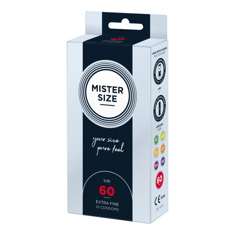 Mister Size 60 — altes Design, 10er Packung