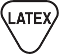Enthält natierlech Gummi Latex